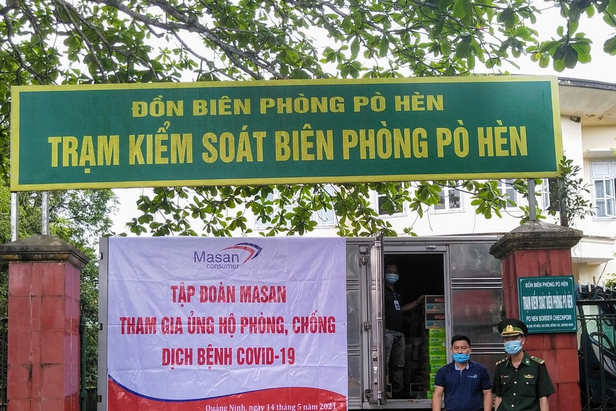 Masan tặng hàng nghìn thùng sản phẩm thiết yếu đến các đơn vị tuyến đầu chống dịch 