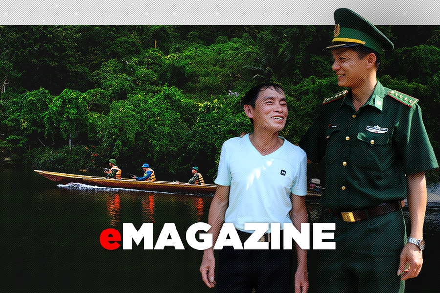 Đảng viên biên phòng phụ trách hộ gia đình khu vực biên giới: