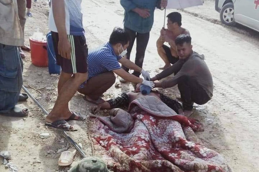 Một công nhân bị điện giật tử vong trên công trường