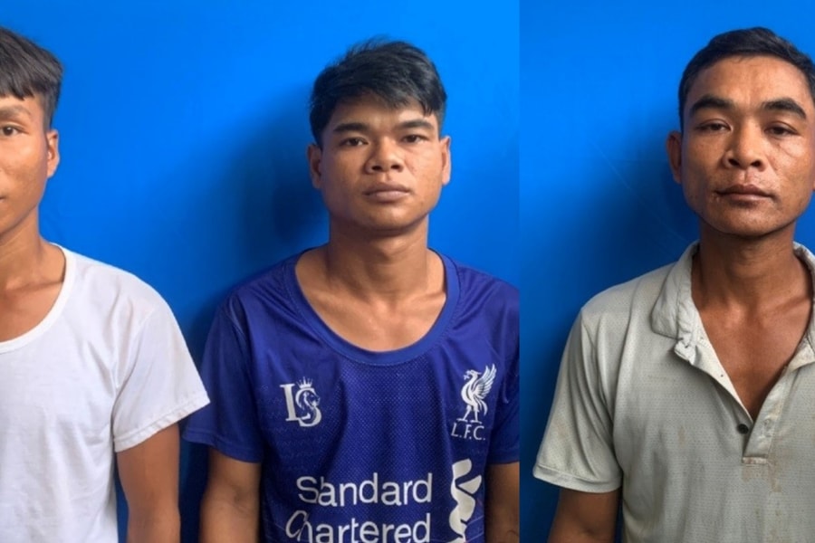 Bắt nhóm đối tượng trộm, giết thịt trâu, bò chia nhau