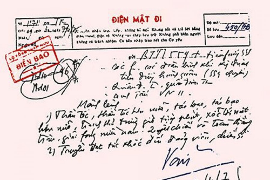 'Bức điện của Đại tướng thể hiện tầm nhìn của một thiên tài quân sự'