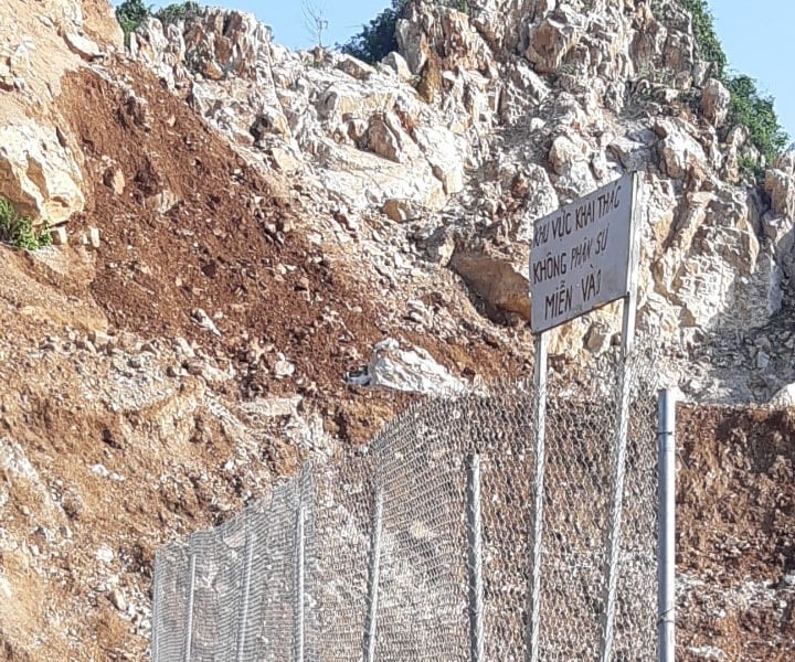 Kiến nghị UBND tỉnh đình chỉ khai thác 1,09 ha mỏ đá của Công ty TNHH Tùng Cường