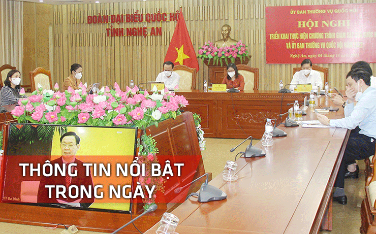 Nghệ An: Thông tin nổi bật ngày 4/11
