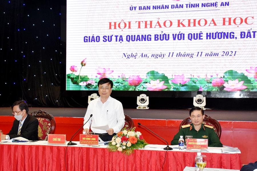 Nghệ An tổ chức Hội thảo ‘Giáo sư Tạ Quang Bửu với quê hương, đất nước’