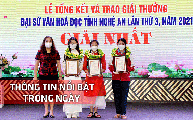 Nghệ An: Thông tin nổi bật ngày 21/11
