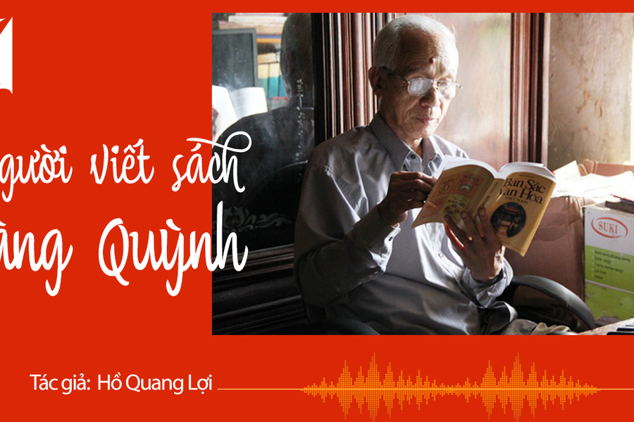 Nhà báo Hồ Quang Lợi và những dòng tâm huyết về người viết sách làng Quỳnh