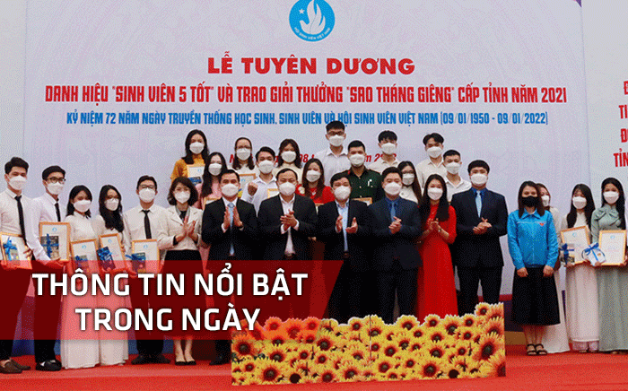 Nghệ An: Thông tin nổi bật ngày 8/1