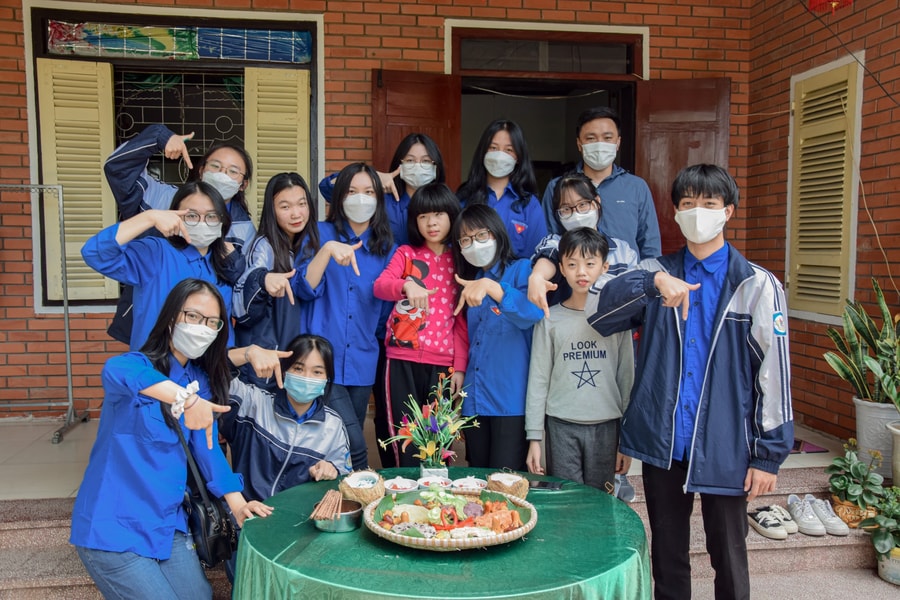 Ấm áp những hoạt động thiện nguyện của học sinh trường Phan