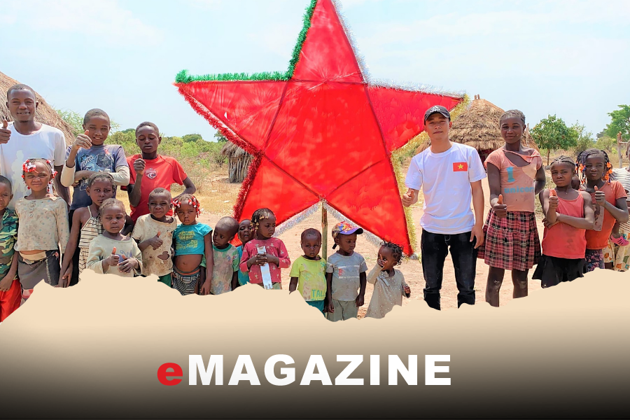 Chàng trai Nghệ An và hành trình thiện nguyện ở 'trời Phi'