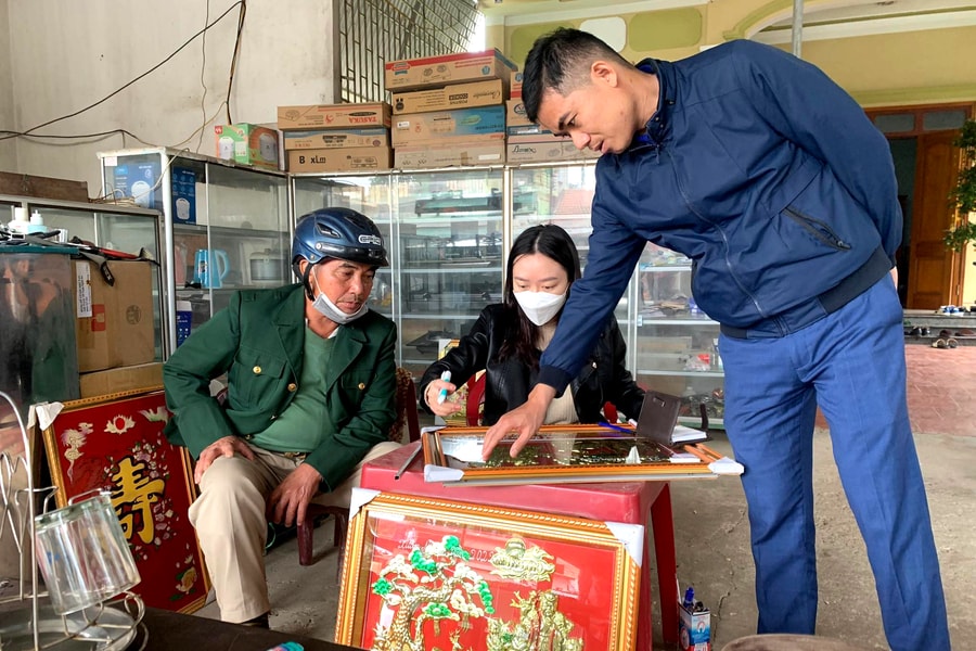 Tranh mừng thọ đầu Xuân đắt hàng