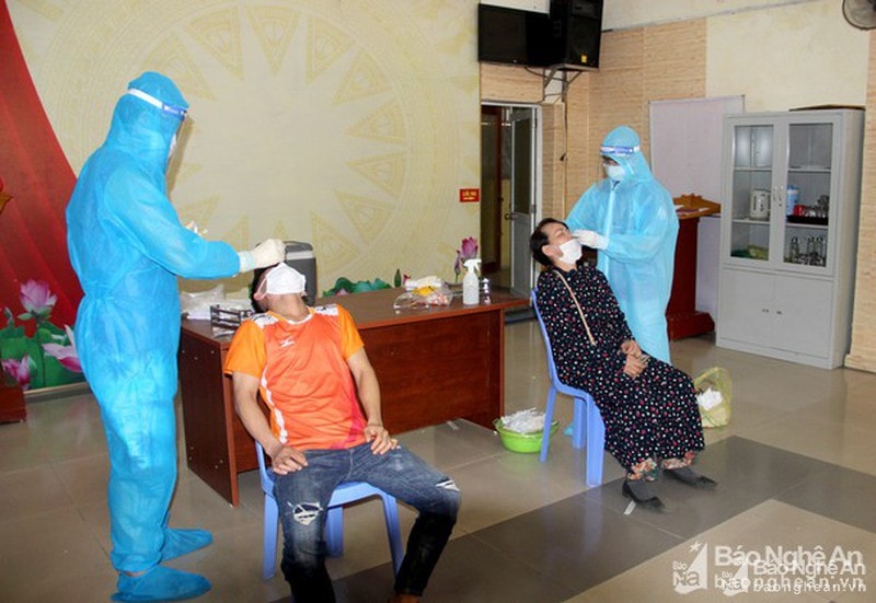 Yên Thành công bố cấp độ dịch, 30/39 xã, thị trấn thuộc vùng đỏ