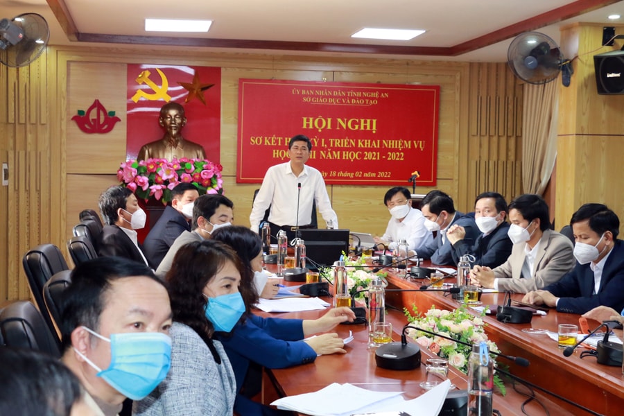 Hội nghị trực tuyến Sơ kết học kỳ I, triển khai nhiệm vụ học kỳ II 