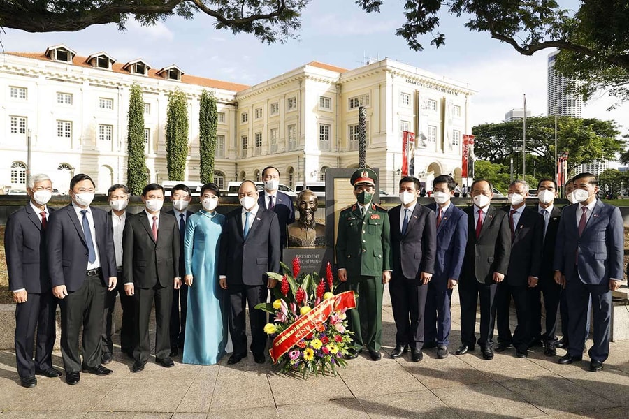 Hình ảnh hoạt động của Bí thư Tỉnh ủy tham gia Đoàn đại biểu cấp cao Việt Nam thăm Singapore