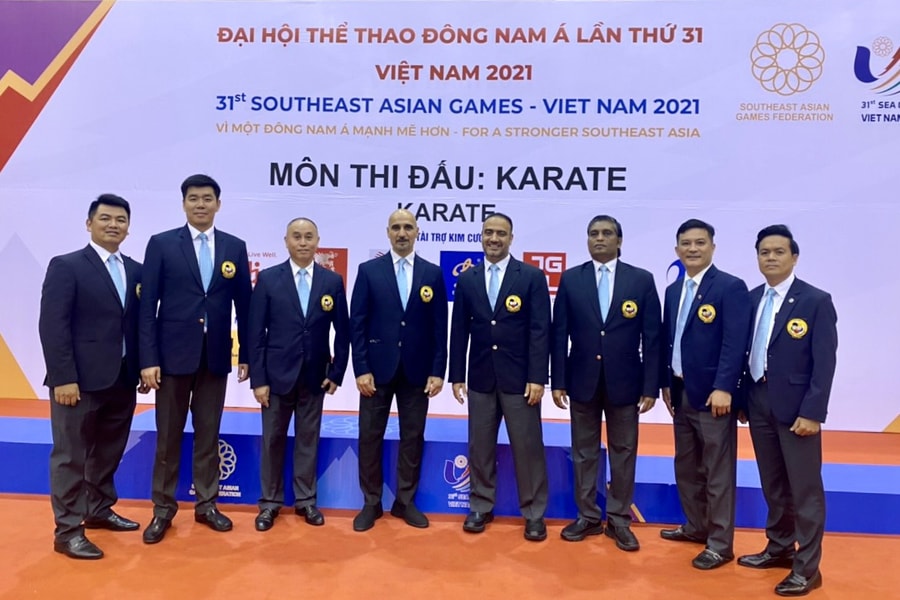 Trọng tài Karate Nghệ An được bầu giữ chức Phó Chủ tịch Hội đồng trọng tài Karate Đông Nam Á 