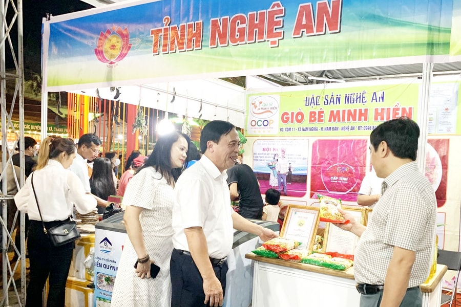 Nghệ An tham gia Hội chợ thương mại và giới thiệu sản phẩm OCOP khu vực Tây Nguyên - Gia Lai