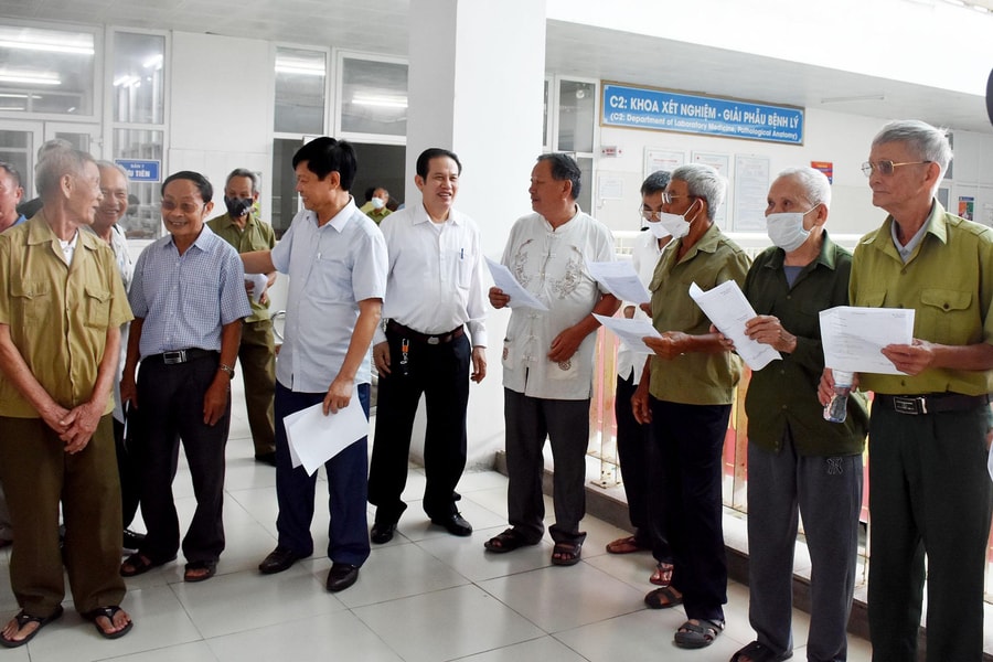 200 nạn nhân chất độc da cam ở Nghệ An được khám, chữa bệnh, phát thuốc miễn phí