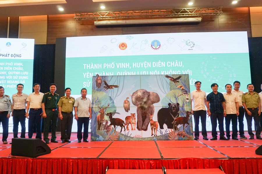 Nghệ An khởi động chuỗi chương trình 'nói không với sử dụng động vật hoang dã có nguồn gốc tự nhiên'