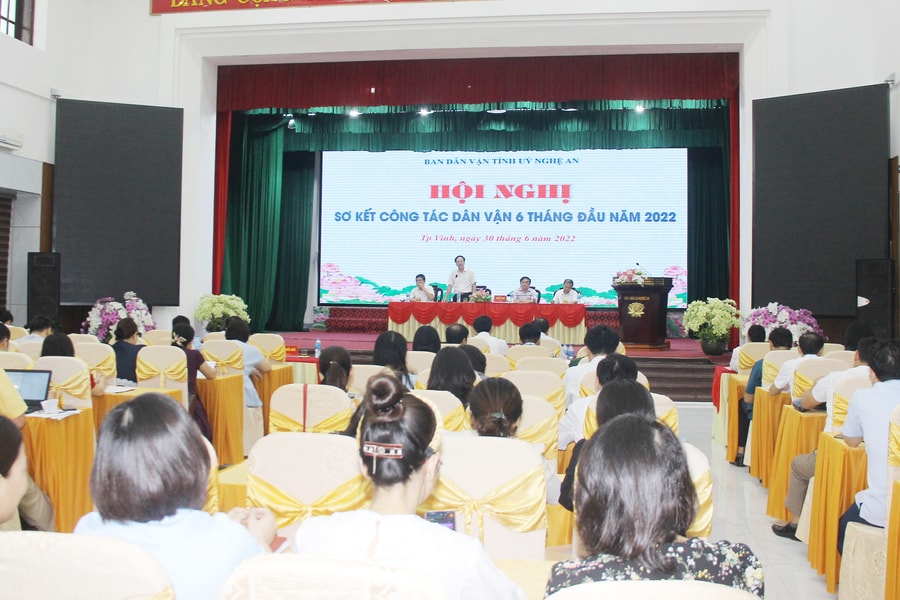 Công tác Dân vận cần tập trung giải quyết khó khăn, bức xúc của Nhân dân