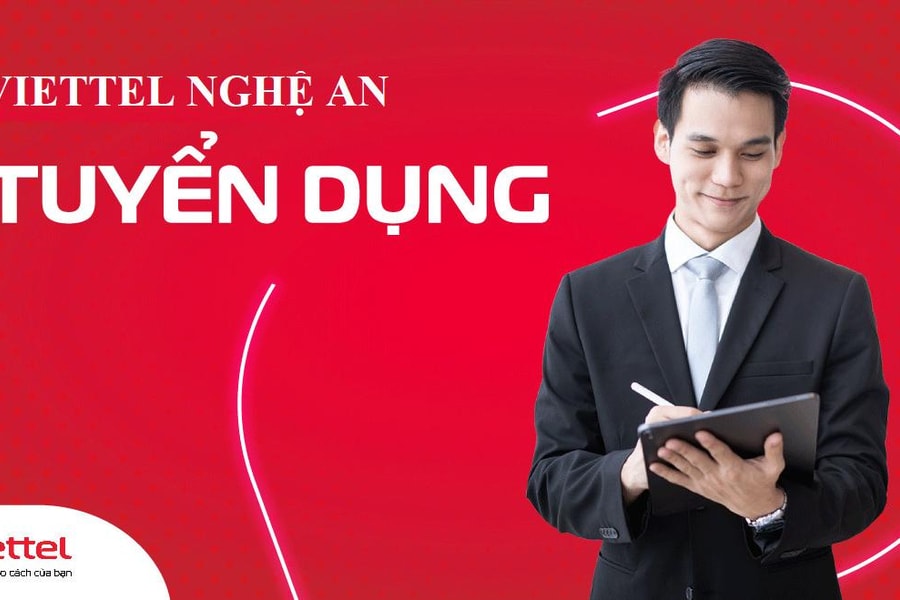 Chi nhánh Viettel Nghệ An thông báo tuyển dụng 