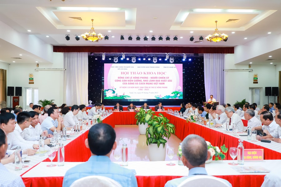 Hội thảo khoa học: 'Đồng chí Lê Hồng Phong - người chiến sĩ cộng sản kiên cường, nhà lãnh đạo xuất sắc của Đảng và cách mạng Việt Nam'