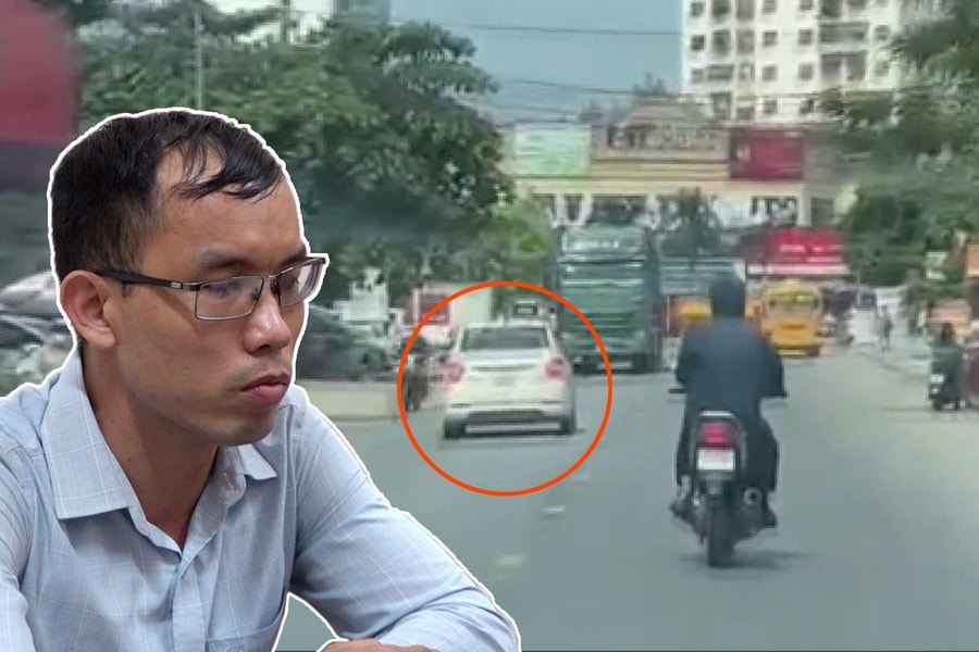 Khởi tố đối tượng lái xe ô tô đánh võng, lạng lách, nhờ người nhận tội thay