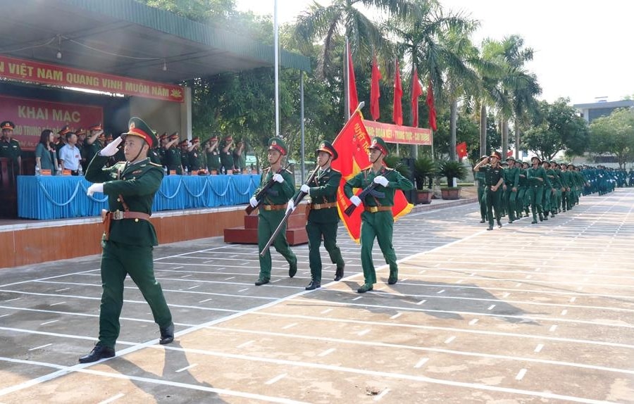 Khai mạc Hội thao Trung đội dân quân cơ động năm 2022 