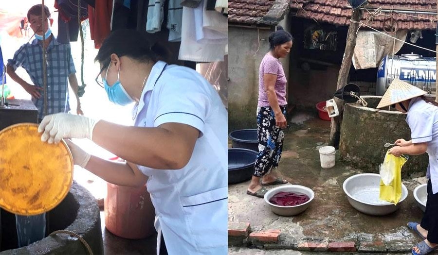 Tân Kỳ xử lý hơn 3000 giếng nước ô nhiễm sau lũ lụt