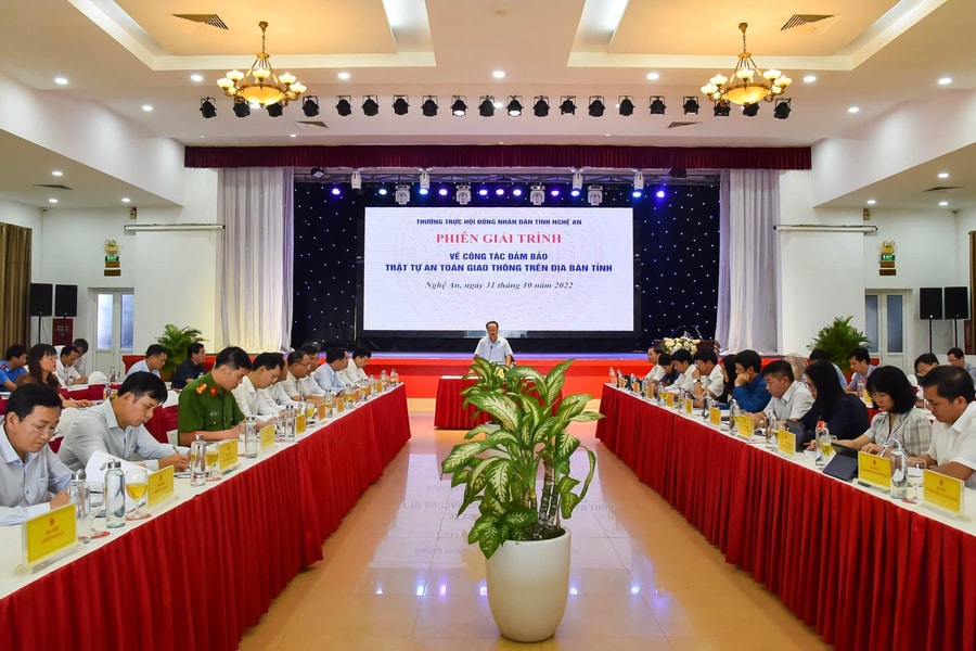 Thường trực HĐND tỉnh tổ chức phiên giải trình về công tác đảm bảo trật tự, an toàn giao thông 