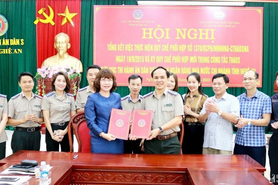 Nghệ An: Kết quả thi hành án tín dụng ngân hàng đạt cao nhờ thực hiện tốt quy chế phối hợp liên ngành