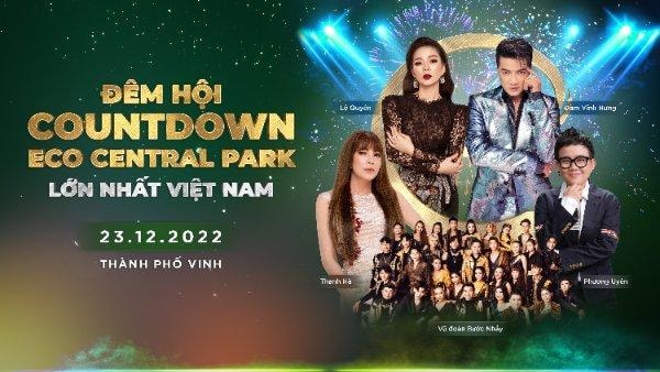 Đêm hội Countdown lớn nhất Thành Vinh: Đại tiệc của âm thanh, ánh sáng 'đốt cháy' mọi giác quan
