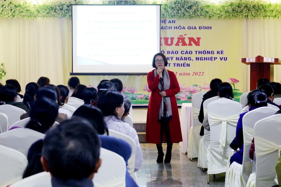 Nâng cao kỹ năng nghiệp vụ cho những người làm công tác dân số