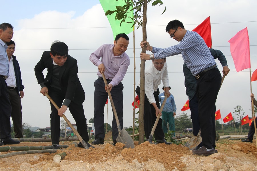 Xây dựng mô hình 'Hàng cây nông dân ơn Bác gắn với giữ gìn và khôi phục cảnh quan nông thôn'