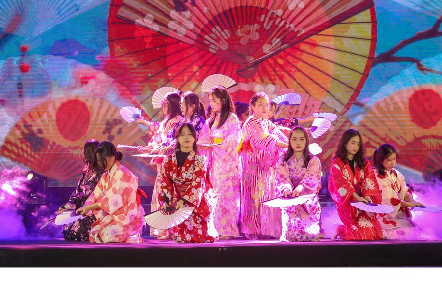 Ấn tượng ngày hội Văn hóa Nhật Bản năm 2023 tại Trường THPT chuyên Phan Bội Châu 