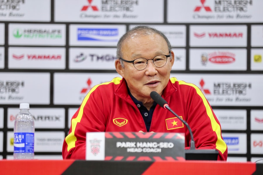 HLV Park Hang-seo: Trận lượt về chúng tôi chỉ cần thắng Thái Lan 1-0 là vô địch AFF Cup 