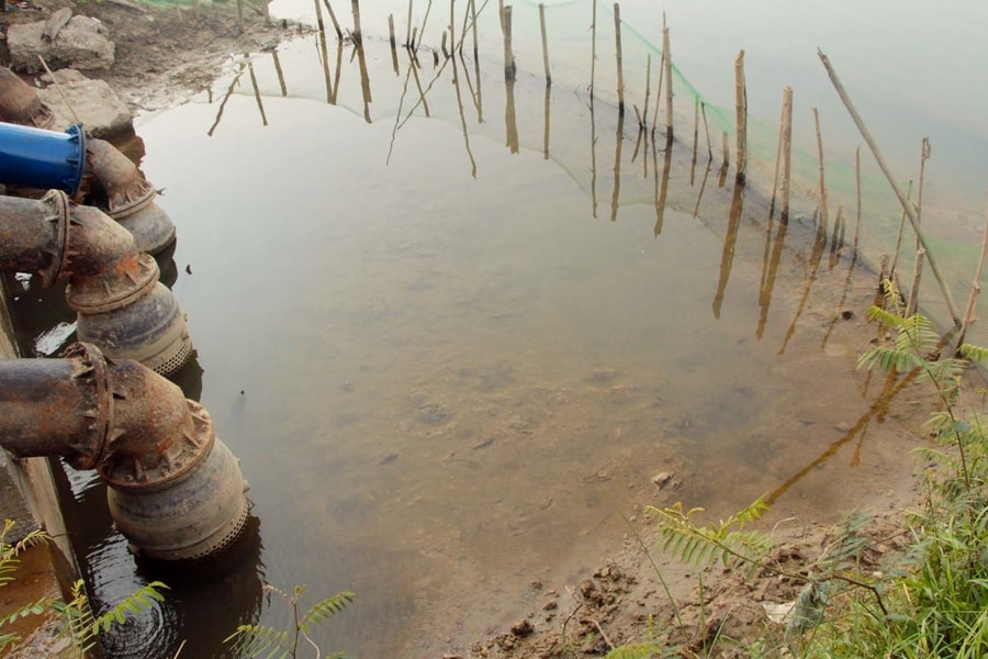 Thuỷ điện Bản Vẽ tăng lưu lượng xả để cung cấp nước cho vùng hạ du 