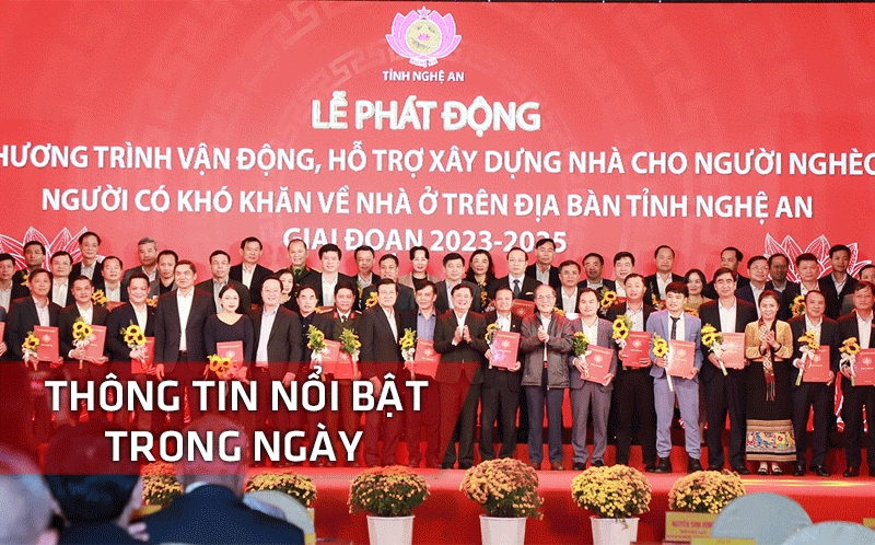 Nghệ An: Thông tin nổi bật ngày 4/2