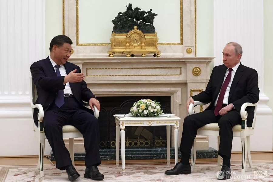Điện Kremlin tiết lộ thực đơn bữa trưa của hai ông Putin và Tập Cận Bình