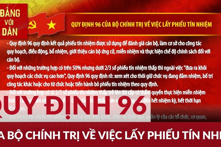 Lấy phiếu tín nhiệm thường xuyên sẽ cảnh tỉnh những người có vi phạm, khuyết điểm
