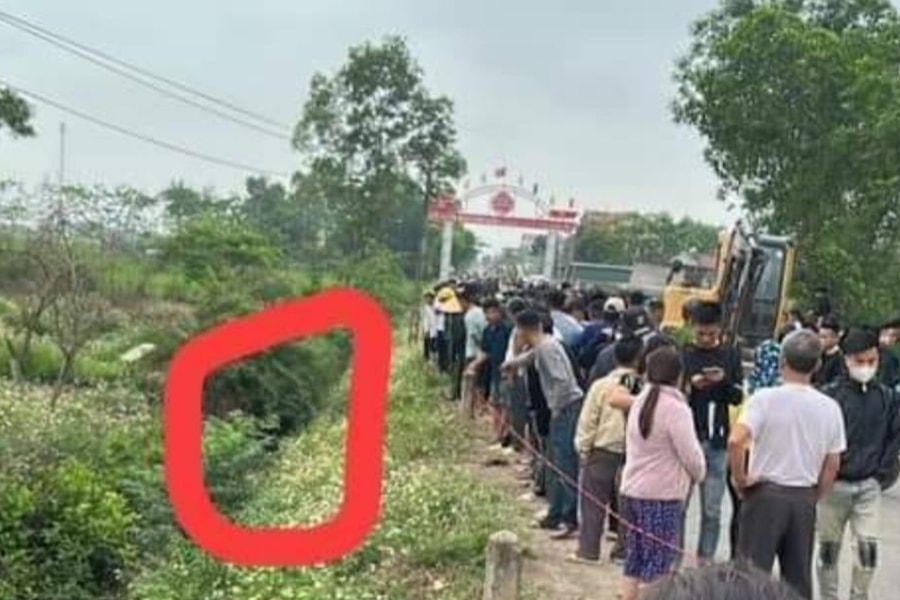 Trích xuất camera, phát hiện người phụ nữ tử vong dưới mương nước