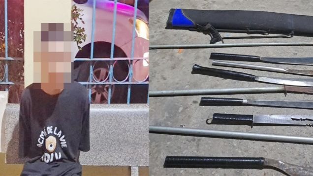 Vác cả bao hung khí đi chém nhau để trả thù