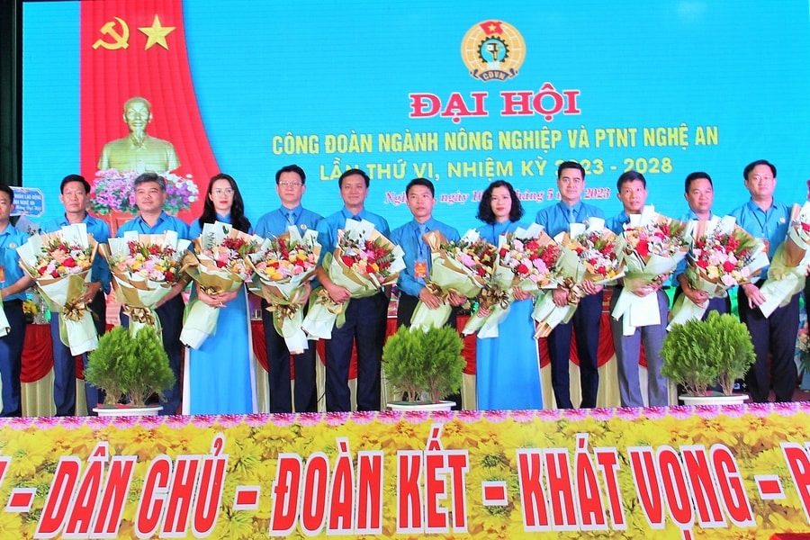 Đại hội công đoàn ngành Nông nghiệp và Phát triển nông thôn Nghệ An