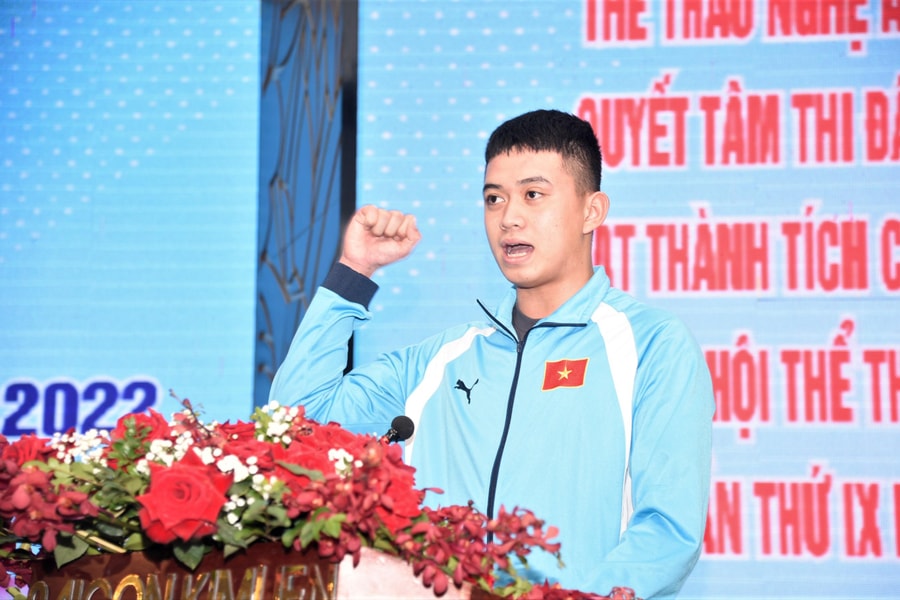 Thêm một vận động viên Nghệ An giành huy chương Vàng tại SEA Games 32