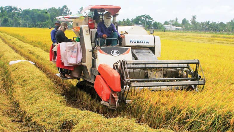 Nghệ An tăng cường quản lý, hạn chế nạn bảo kê máy gặt 