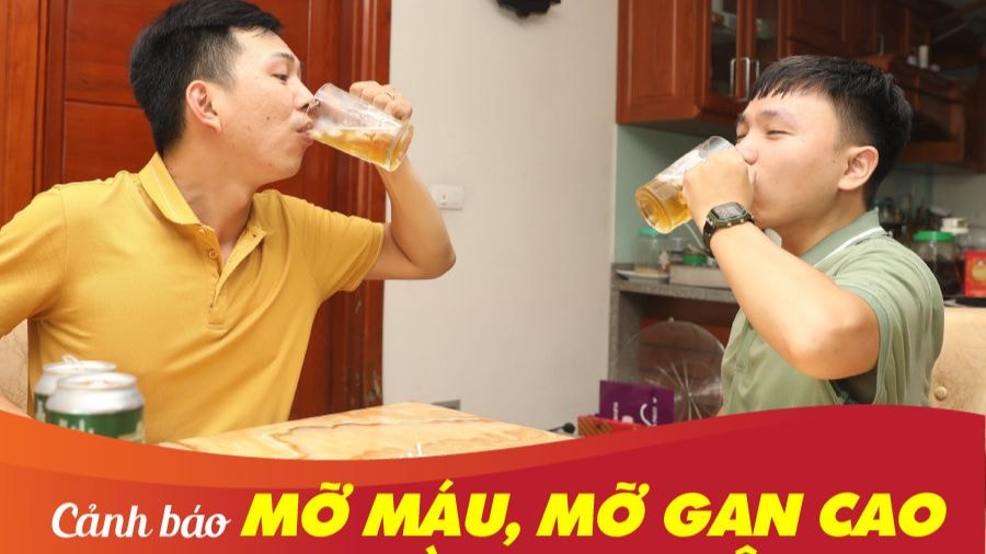 Uống bia giải nhiệt coi chừng tăng mỡ máu, mỡ gan