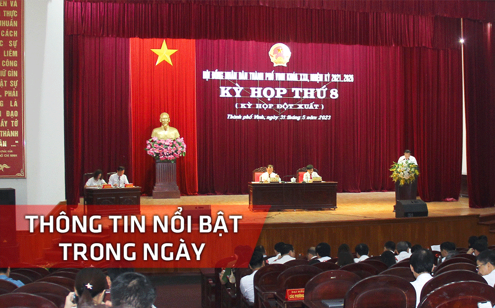 Nghệ An: Thông tin nổi bật ngày 31/5