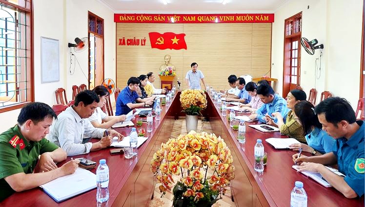 Rà soát kết quả thực hiện Nghị quyết Đại hội Đảng các cấp tại xã Châu Lý (Quỳ Hợp)