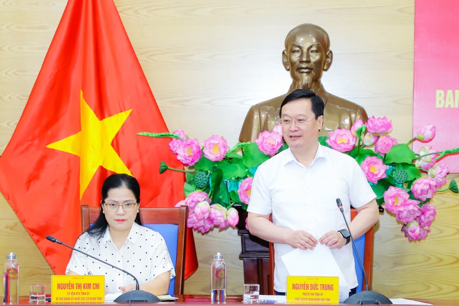 Ban Cán sự Đảng UBND tỉnh và Đảng ủy Khối Các cơ quan tỉnh thống nhất phối hợp nhiều nội dung quan trọng