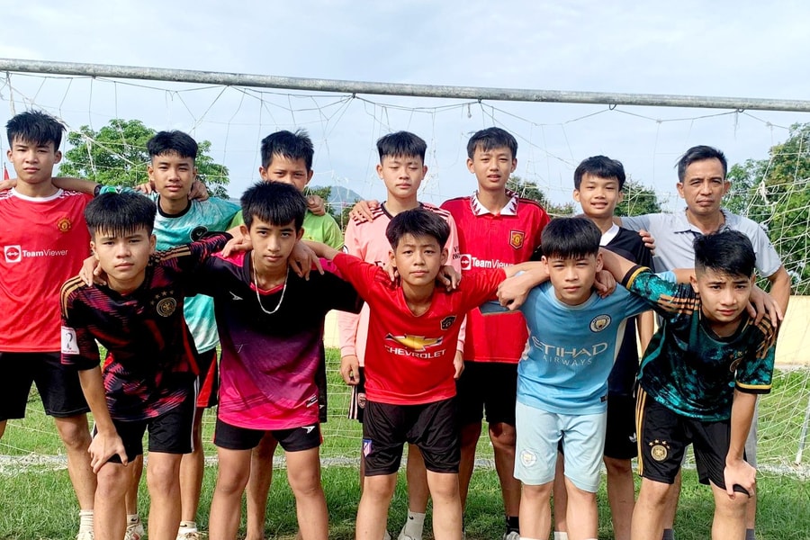 Đội tuyển Quế Phong sẽ nỗ lực để lại nhiều ấn tượng ở Giải Bóng đá Thiếu niên - Nhi đồng Cúp Báo Nghệ An năm 2023