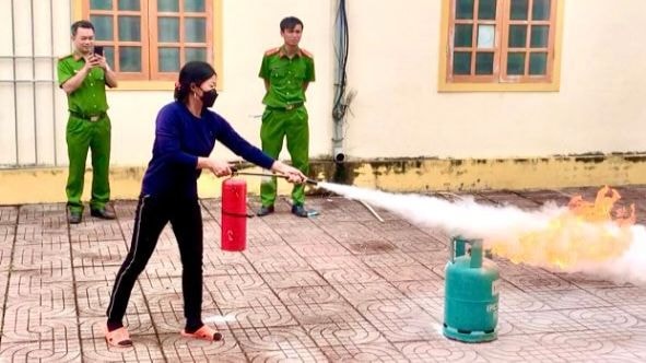 Yên Thành chủ động phòng, chống cháy nổ mùa nắng nóng 