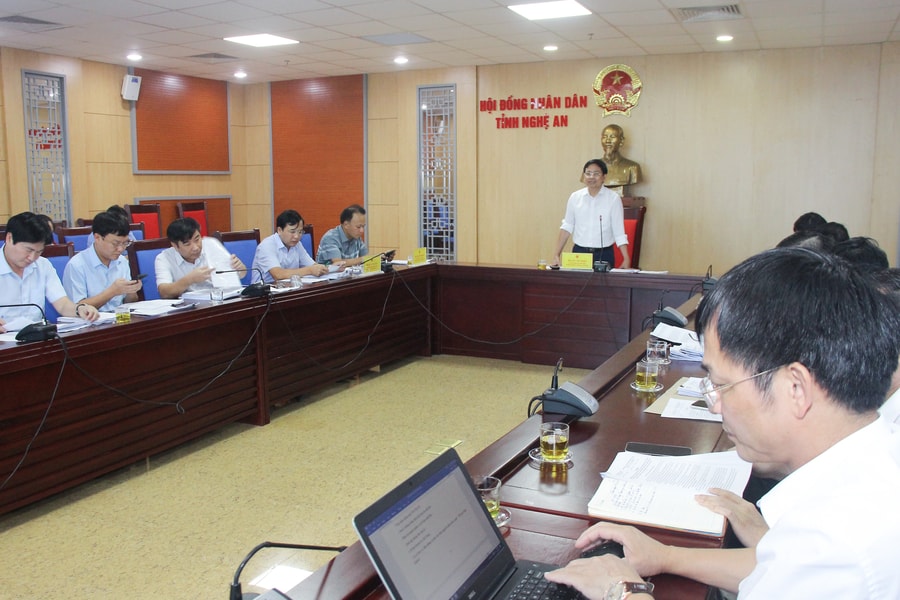 Thống nhất trình HĐND tỉnh Nghệ An xem xét, quyết định chủ trương đầu tư và điều chỉnh chủ trương đầu tư 7 công trình, dự án 